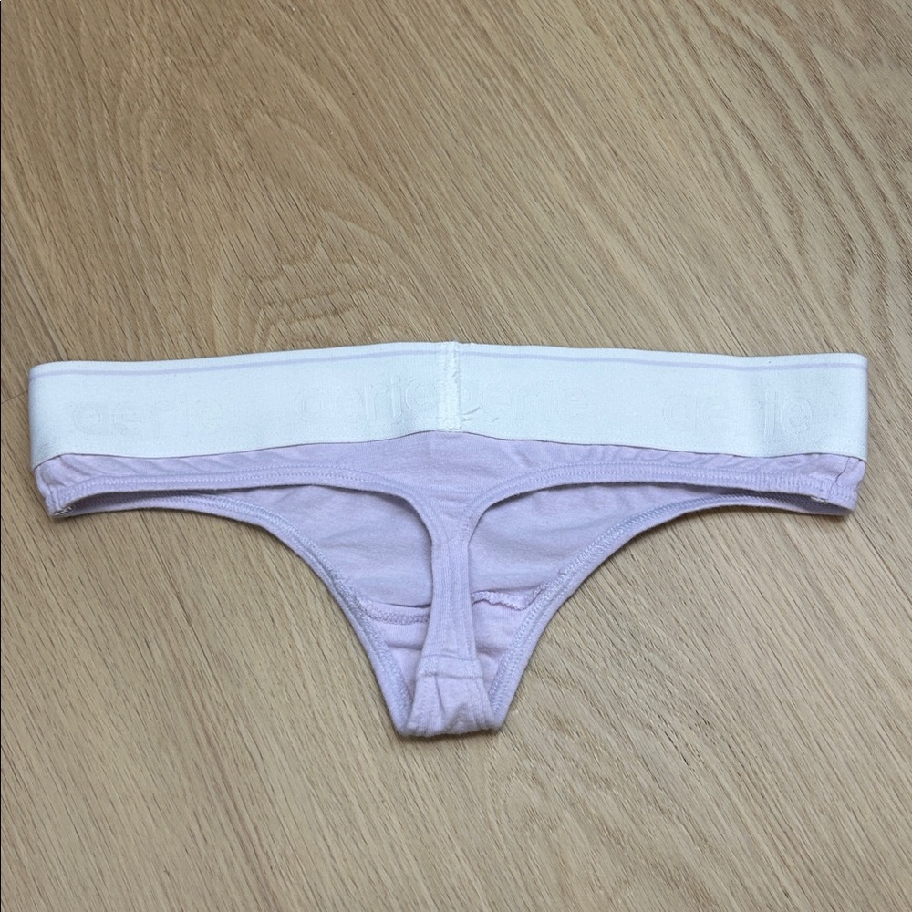 Arie Low Rise Thong Panty - Picture 4 of 4